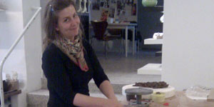 Christina Schou Christensen, keramikpraktik, praktikant fra Danmarks Designskole Bornholm